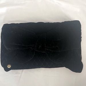 Vintage black velvet Juicy couture clutch NWOT